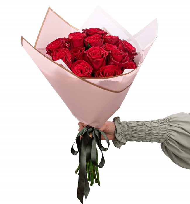 21 li Premium Kırmızı Gül Buketi